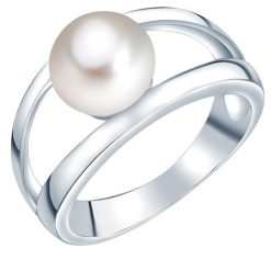 Valero Pearls Pierścionek z perłą srebro wysokiej próby Perła hodowlana słodkowodna srebrny Pierścionki 1 ct Damski. Szare pierścionki Valero Pearls, z perłą, srebrne. Za 259.99 zł.