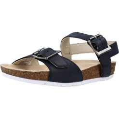 Sandały CLARKS RIVER SAND K Niebieski. Niebieskie sandały Clarks, bez wzorów, ze skóry, bez obcasa, bez zapięcia. Za 149.99 zł.