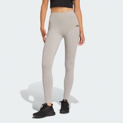 Legginsy Essentials Linear Cotton. Czarne legginsy Adidas, s, bez wzorów, z bawełny. Za 119.00 zł.
