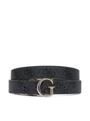 Guess Pasek Damski BW9325 P6115 Czarny. Czarne paski Guess, z aplikacjami, ze skóry. Za 199.99 zł.