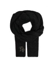 Liu Jo Szalik 2F6025 MA40S Czarny. Czarne rękawiczki Liu Jo, bez wzorów, z poliesteru. Za 379.99 zł.