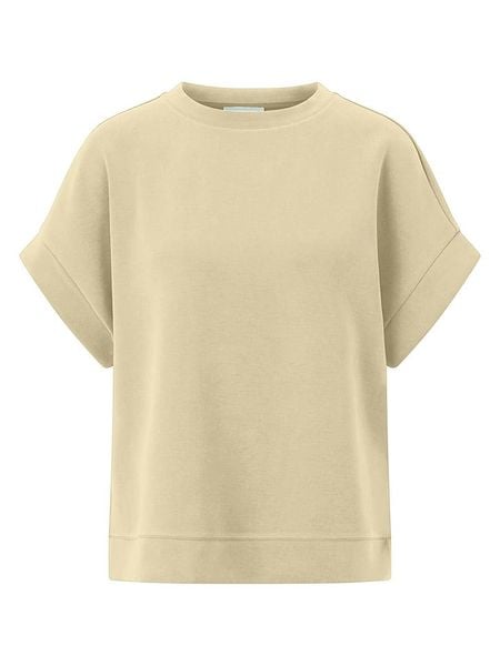 Rich & Royal Koszulka w kolorze beżowym rozmiar: XL. Brązowe bluzki Rich & Royal, xl, bez wzorów, bez kołnierzyka, bez ramiączek. Za 134.95 zł.