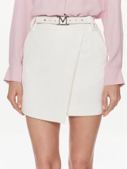 Marciano Guess Spódnica mini Moira 4RGD05 7000A Biały Regular Fit. Białe spódnice Marciano Guess, z aplikacjami, z syntetyku, mini. Za 359.99 zł.