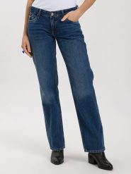 Cross Jeans Dżinsy - Regular fit - w kolorze granatowym rozmiar: W32/L32. Niebieskie jeansy Cross Jeans, l, z aplikacjami. Za 79.21 zł.