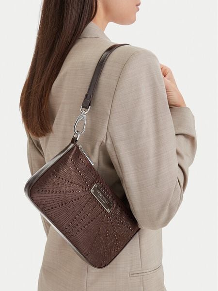Nine West Torebka CEO-LUXE SERENITY-LA374-4773 Brązowy. Brązowe torebki klasyczne Nine West, bez wzorów, ze skóry, bez dodatków. Za 169.99 zł.