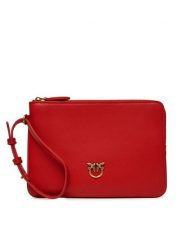 PINKO Torebka Wristlet PE 25 PCPL 104353 A0F1 Czerwony. Czerwone kopertówki Pinko, bez wzorów, ze skóry, bez dodatków. Za 419.99 zł.