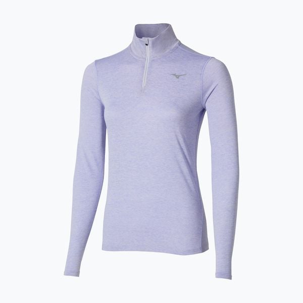 Bluza do biegania damska Mizuno Core Impulse Half Zip Tee. Niebieskie bluzy Mizuno, l, bez wzorów, z materiału, bez kaptura. Za 119.99 zł.