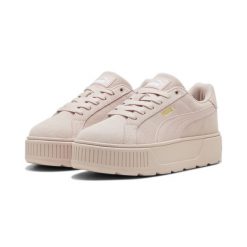 Damskie buty sportowe Karmen PUMA Rose Quartz Pink. Czerwone obuwie sportowe Puma, z zamszu, bez zapięcia, trekkingowe. Za 489.00 zł.