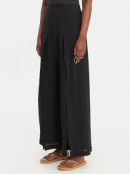 Banana Moon Spodnie materiałowe Stefa Cameron MWW01 Czarny Regular Fit. Czarne spodnie materiałowe Banana Moon, xl, bez wzorów, z bawełny. Za 409.99 zł.