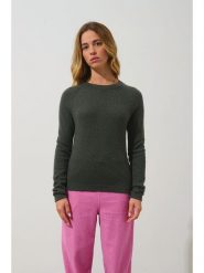AUTHENTIC CASHMERE Kaszmirowy sweter "Ecrin" w kolorze antracytowym rozmiar: M. Czarne swetry AUTHENTIC CASHMERE, m, bez wzorów, z kaszmiru, bez ramiączek. Za 383.03 zł.