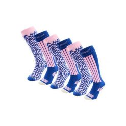 Skarpety narciarskie - Damskie - 6 par - Ballpoint Blue. Niebieskie skarpety POEDERBAAS, bez wzorów, z wełny. W wyprzedaży za 329.62 zł.