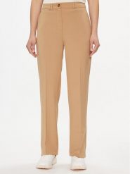 United Colors Of Benetton Spodnie materiałowe 4RGYDF05O Beżowy Regular Fit. Brązowe spodnie materiałowe United Colors of Benetton, bez wzorów, z materiału. Za 149.99 zł.