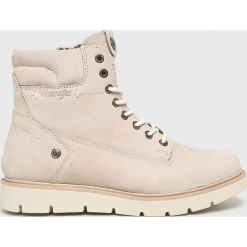 Wrangler - Buty Tucson Lady. Brązowe obuwie sportowe Wrangler, z materiału, bez zapięcia. W wyprzedaży za 219.90 zł.