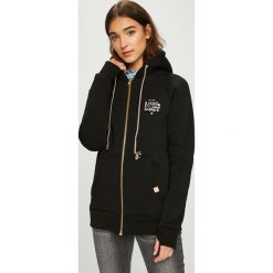 Femi Stories - Bluza Gang. Czarne bluzy Femi Stories, s, z aplikacjami, z bawełny, z kapturem. W wyprzedaży za 239.90 zł.