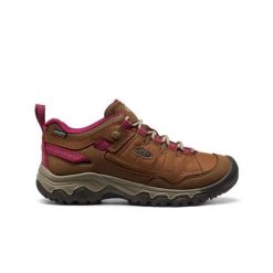 Buty trekkingowe WP damskie Keen Targhee IV. Brązowe trekkingi Keen, z nubiku, trekkingowe. Za 770.00 zł.