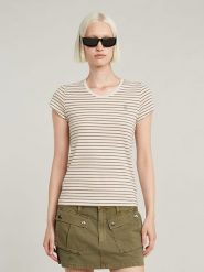 G-Star Koszulka w kolorze beżowym rozmiar: M. Brązowe bluzki G-Star, m, bez wzorów, z bawełny, retro, bez kołnierzyka, bez ramiączek. Za 78.66 zł.