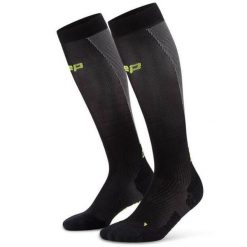 Damskie długie skarpety kompresyjne sportowe Core Ultralight CEP. Czarne skarpety CEP, bez wzorów, z elastanu. Za 199.00 zł.