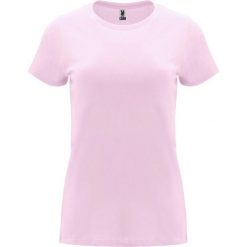 Damska Koszulka Z Krótkim Rękawem Capri. Czerwone bluzki ROLY, m, bez wzorów, sportowe, bez kołnierzyka, bez ramiączek. Za 31.99 zł.