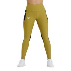 Damskie legginsy Arena Team Panel. Zielone legginsy Arena, s, bez wzorów, ze skóry, długie. Za 241.00 zł.