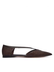 Max Mara Klapki 2614521212600 Brązowy. Brązowe klapki Max Mara, bez wzorów, ze skóry, bez obcasa. Za 2,279.00 zł.