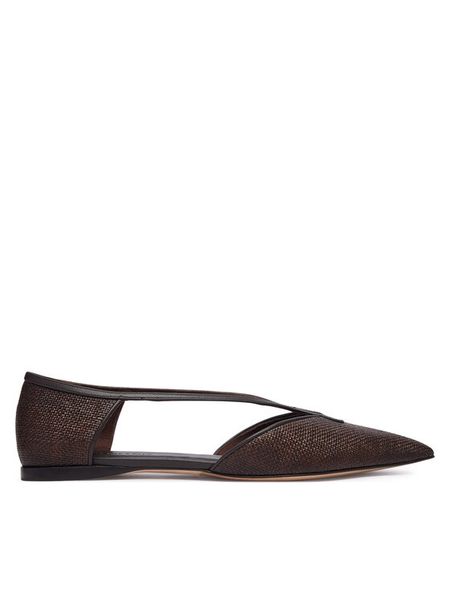 Max Mara Klapki 2614521212600 Brązowy. Brązowe klapki Max Mara, bez wzorów, ze skóry, bez obcasa. Za 1,594.99 zł.