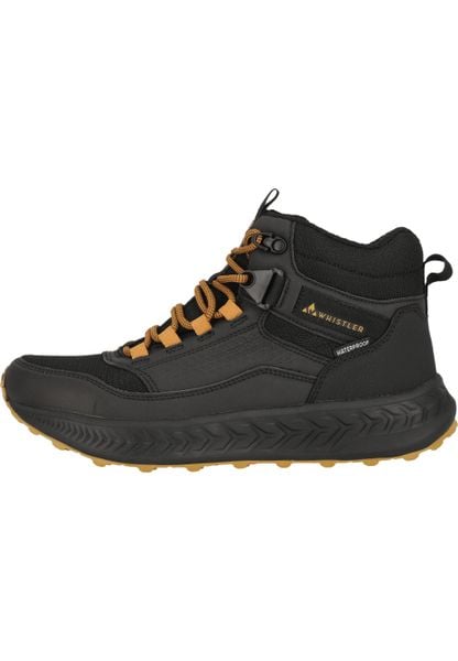 Buty trekkingowe Whistler Reid. Czarne trekkingi Whistler, z materiału. Za 464.50 zł.