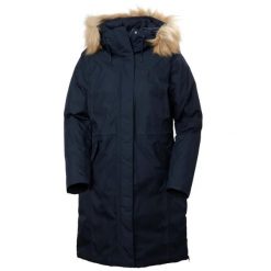 Parka dla kobiet Helly Hansen Vega. Niebieskie parki Helly Hansen, na lato, s, z futra, bez kaptura. Za 1,429.50 zł.