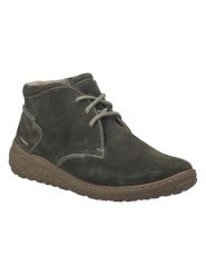 Josef Seibel Skórzane botki "Ruby 01" w kolorze khaki do kostki rozmiar: 39. Brązowe botki Josef Seibel, bez wzorów, bez obcasa, bez zapięcia. Za 284.95 zł.