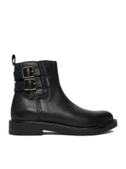 MEXX Botki CEO-MX/042C-WI16 Czarny. Czarne botki Mexx, bez wzorów, ze skóry, bez obcasa, na płaskiej podeszwie, bez zapięcia. Za 349.99 zł.