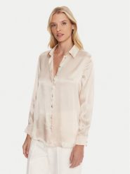 Marella Koszula Bunny 2523116015 Écru Regular Fit. Koszule Marella, bez wzorów, z acetatu, bez kołnierzyka, bez ramiączek. Za 839.99 zł.