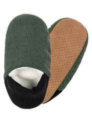 Camano Kapcie w kolorze zielono-czarnym rozmiar: 37/38. Czarne obuwie domowe Camano, bez wzorów, z materiału, bez zapięcia. Za 39.99 zł.