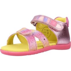 Sandały AGATHA RUIZ DE LA PRADA 212903 Rose. Czerwone sandały Agatha Ruiz de la Prada, bez wzorów, z tkaniny, bez obcasa, bez zapięcia. Za 118.99 zł.