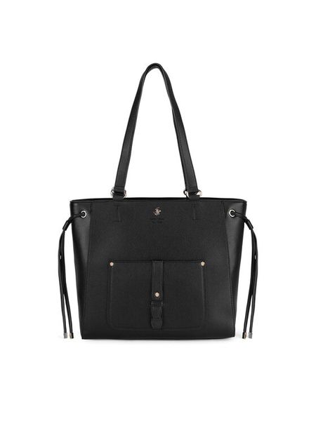 Beverly Hills Polo Club Torebka C-BHPC-C-015-07 Czarny. Czarne torebki klasyczne Beverly Hills Polo Club, bez wzorów, z tworzywa sztucznego, bez dodatków. Za 179.99 zł.