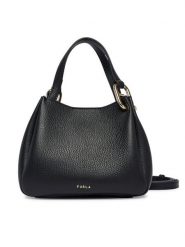 Furla Torebka Nuvola Mini WE00907 HSF000 CN O6000 Czarny. Czarne torebki klasyczne Furla, bez wzorów, ze skóry, bez dodatków. Za 1,439.00 zł.