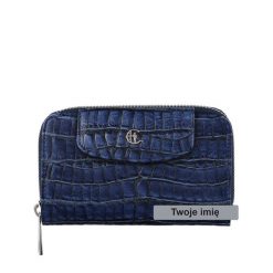 Portfel damski z grawerem skórzany Canaletto croco z RFID PD1445s285 RFIDPS. Portfele bez wzorów, ze skóry. Za 180.50 zł.
