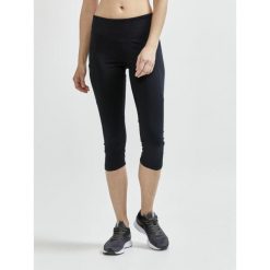 Legginsy damskie Craft Adv Essence Capri. Czarne legginsy Craft, l, bez wzorów, z dżerseju. Za 242.30 zł.