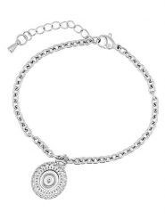 MOODE Bransoletka z zawieszką rozmiar: onesize. Szare bransoletki MOODE, ze stali. Za 43.99 zł.