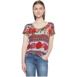 Desigual Koszulka T-Shirt Ts Logan Cemento 18wwtkaq 2012 (Rozmiar S). Bluzki marki Desigual. W wyprzedaży za 109.00 zł.