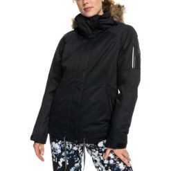 Kurtka narciarska damska Roxy Meade ocieplana. Czarne kurtki narciarskie Roxy, xs, bez wzorów, z poliesteru, bez kaptura, narciarskie. Za 452.00 zł.