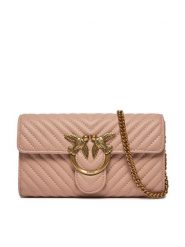 Pinko Torebka Love One Wallet C . AI 23-24 PLTT 100062 A0GK Różowy. Czerwone torebki klasyczne Pinko, bez wzorów, ze skóry, bez dodatków. Za 919.99 zł.