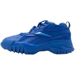 Adidasy Reebok X Cardi B Club C V2, Kobiety. Niebieskie obuwie sportowe Reebok, ze skóry, bez zapięcia. W wyprzedaży za 290.00 zł.