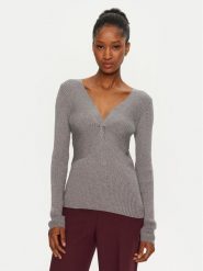 Artigli Sweter ACMA000110 Szary Slim Fit. Szare swetry Artigli, m, bez wzorów, z wiskozy, bez ramiączek. Za 169.99 zł.