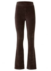 Legginsy z rozszerzanymi nogawkami z imitacji sztruksu. Niebieskie legginsy bonprix, bez wzorów, ze sztruksu. Za 107.99 zł.