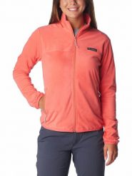 Columbia Kurtka polarowa "Ali Peak™" w kolorze czerwonym rozmiar: M. Czerwone swetry Columbia, m, bez wzorów, z polaru, bez ramiączek. Za 105.38 zł.