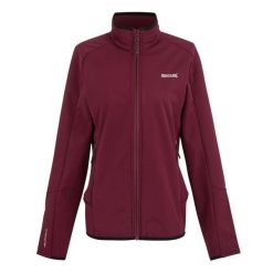 Kurtka damska na pełny zamek Regatta Moutdale. Czerwone kurtki sportowe Regatta, bez wzorów, z materiału, bez kaptura, trekkingowe. Za 271.00 zł.