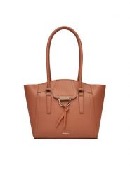 JENNY Torebka JNY-M-010-07 Brązowy. Brązowe torebki klasyczne Jenny, bez wzorów, ze skóry, bez dodatków. Za 149.99 zł.