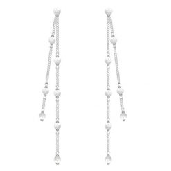 Kolczyki wiszące Pearls II posrebrzane. Kolczyki Lilou, posrebrzane. Za 249.00 zł.