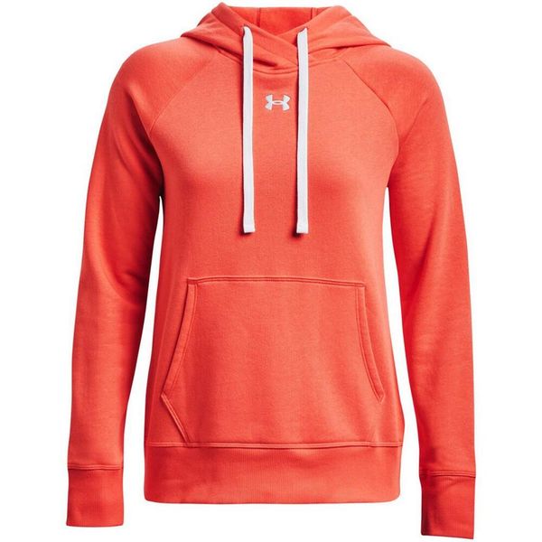 Damska Bluza Z Kapturem Rival Fleece Hoodie. Brązowe bluzy Under Armour, xl, bez wzorów, z kapturem. Za 304.99 zł.