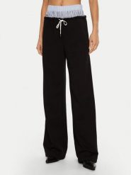 Imperial Spodnie dresowe P5H0IGS Czarny Relaxed Fit. Czarne spodnie dresowe Imperial, l, bez wzorów, z bawełny. Za 239.99 zł.