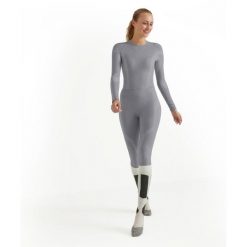 Damskie legginsy Falke Wool-Tech. Szare legginsy Falke, bez wzorów. Za 419.40 zł.